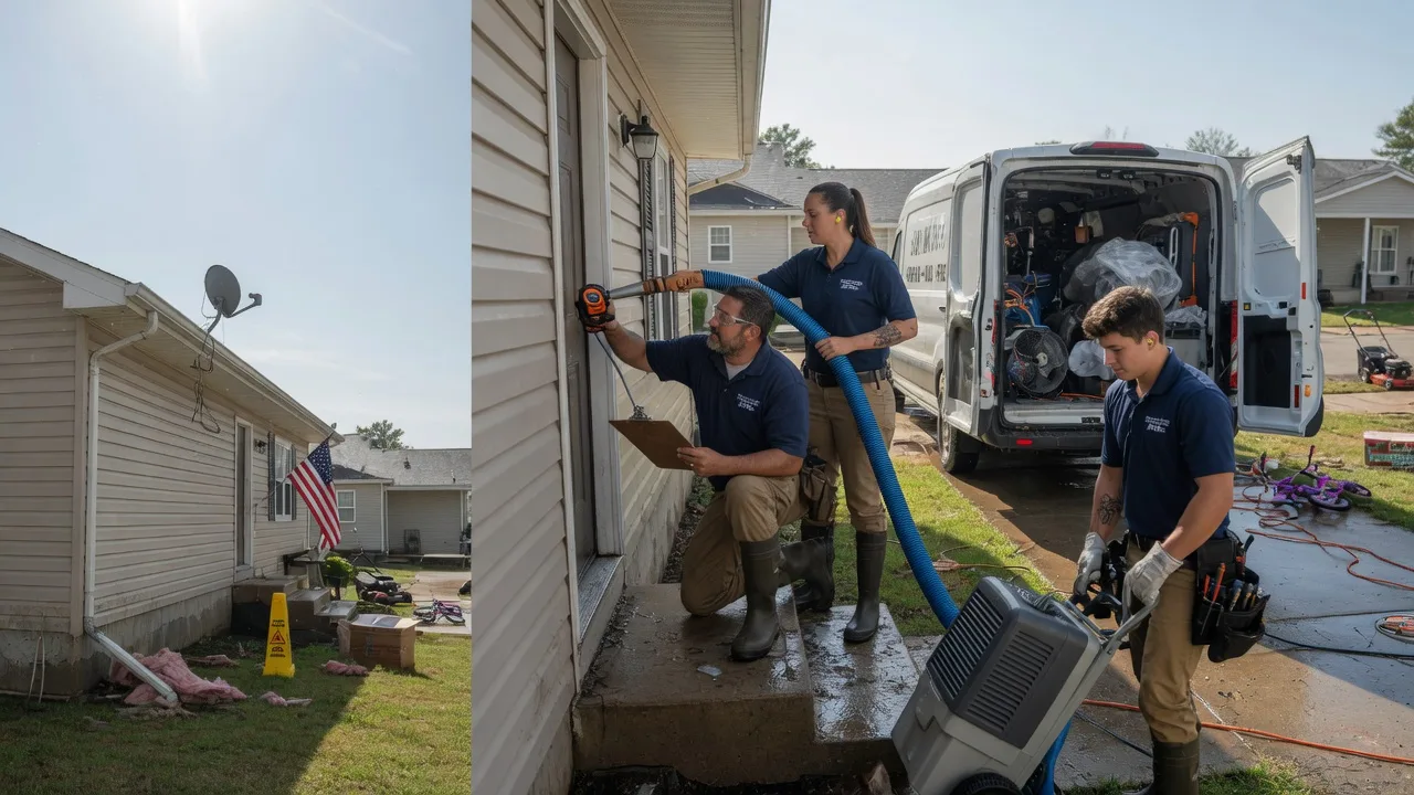 Ceiling Water Damage Restoration in Franklin, AL near me